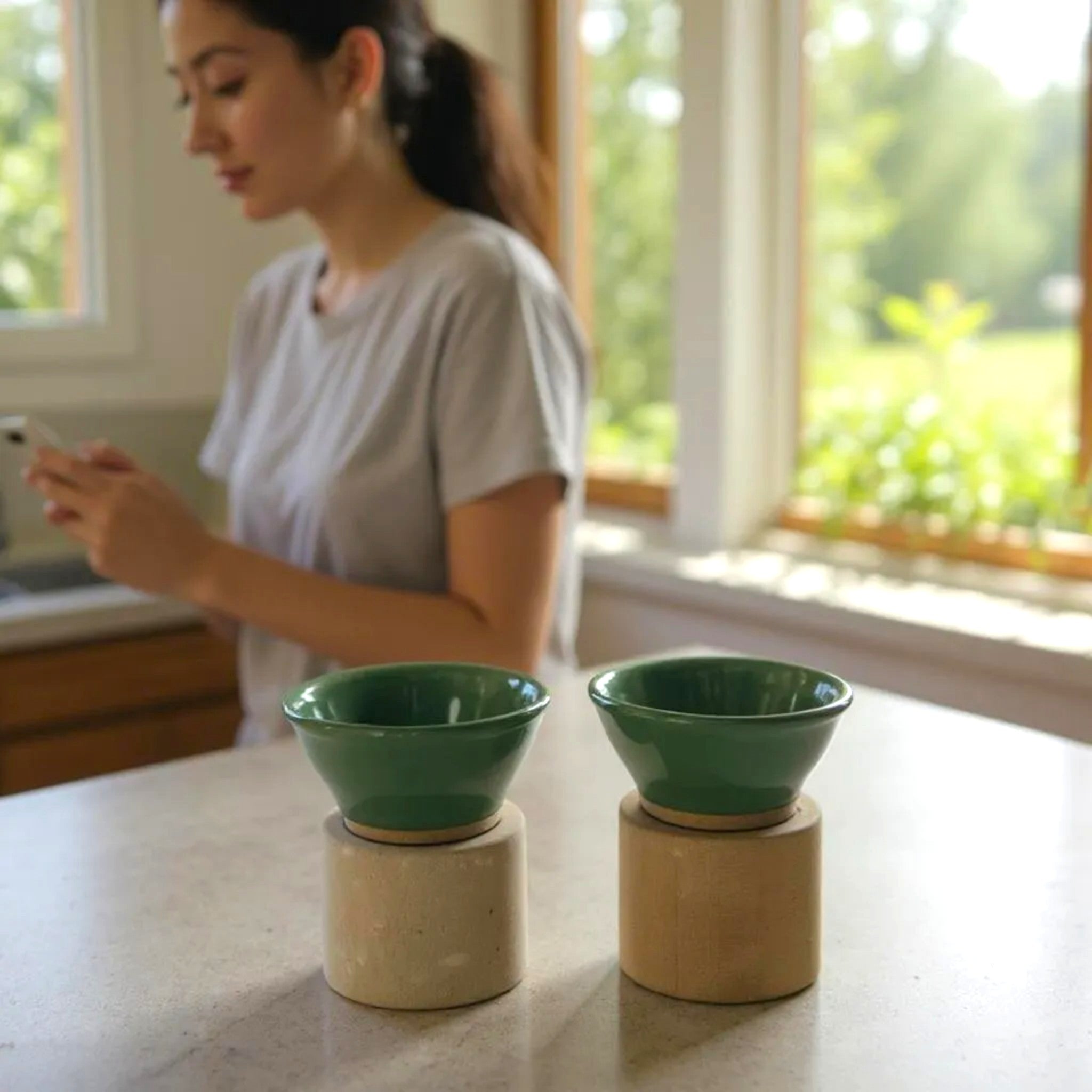 Pine Conical Espresso Set (Set of 2)